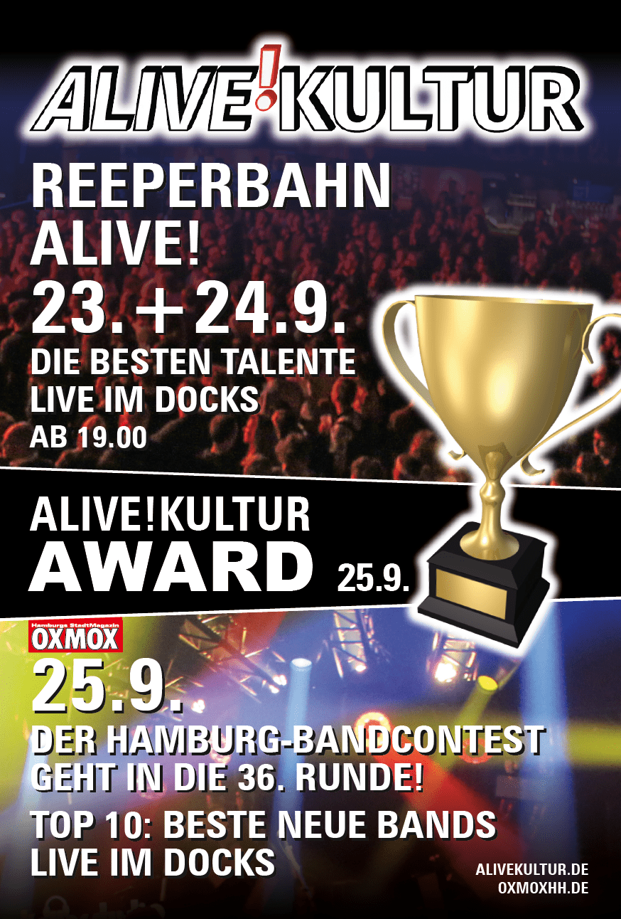 REEPERBAHN ALIVE! Festival 23.-25.9. Docks