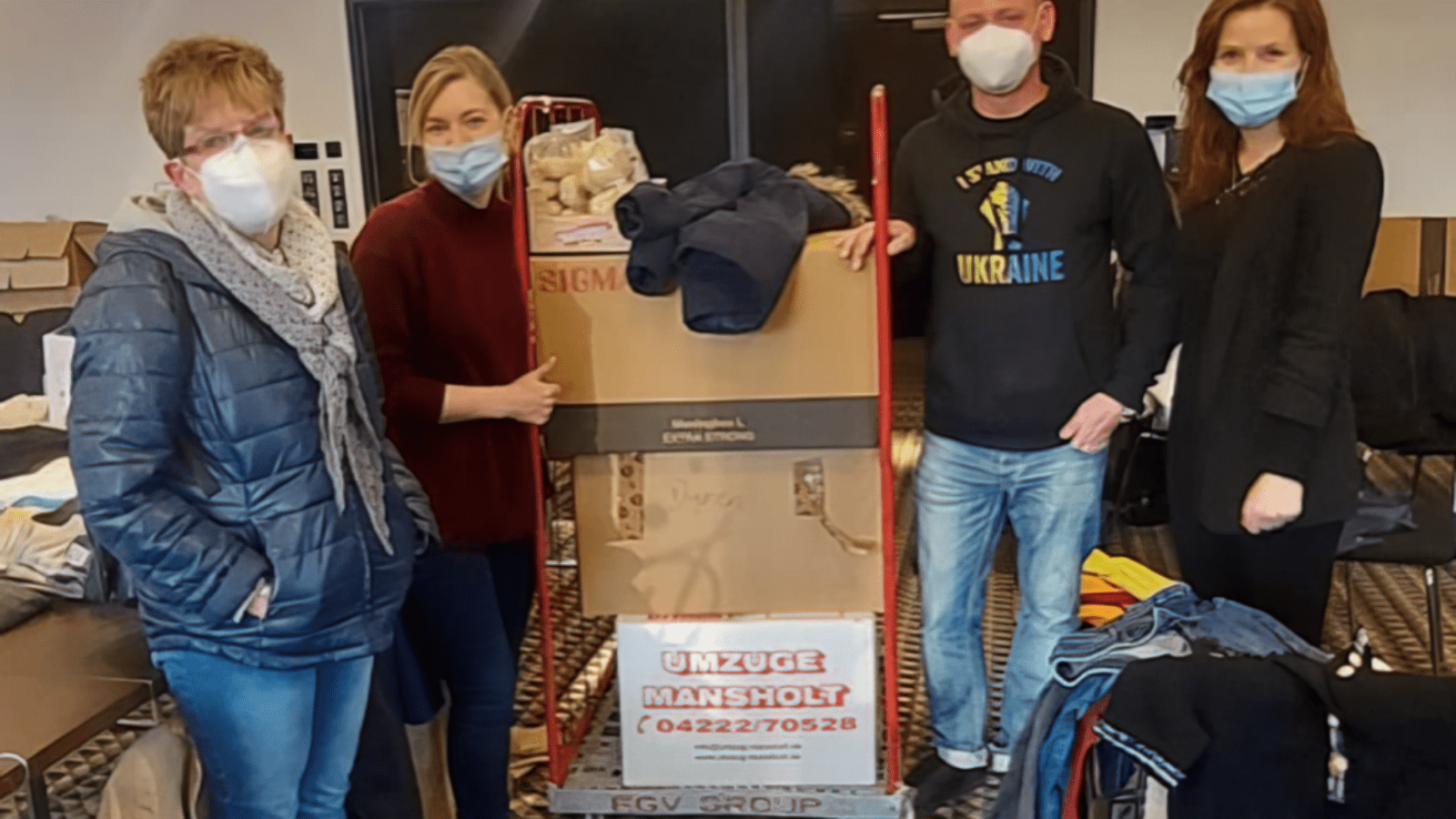 Hilfe für UkrainerInnen in Hamburg