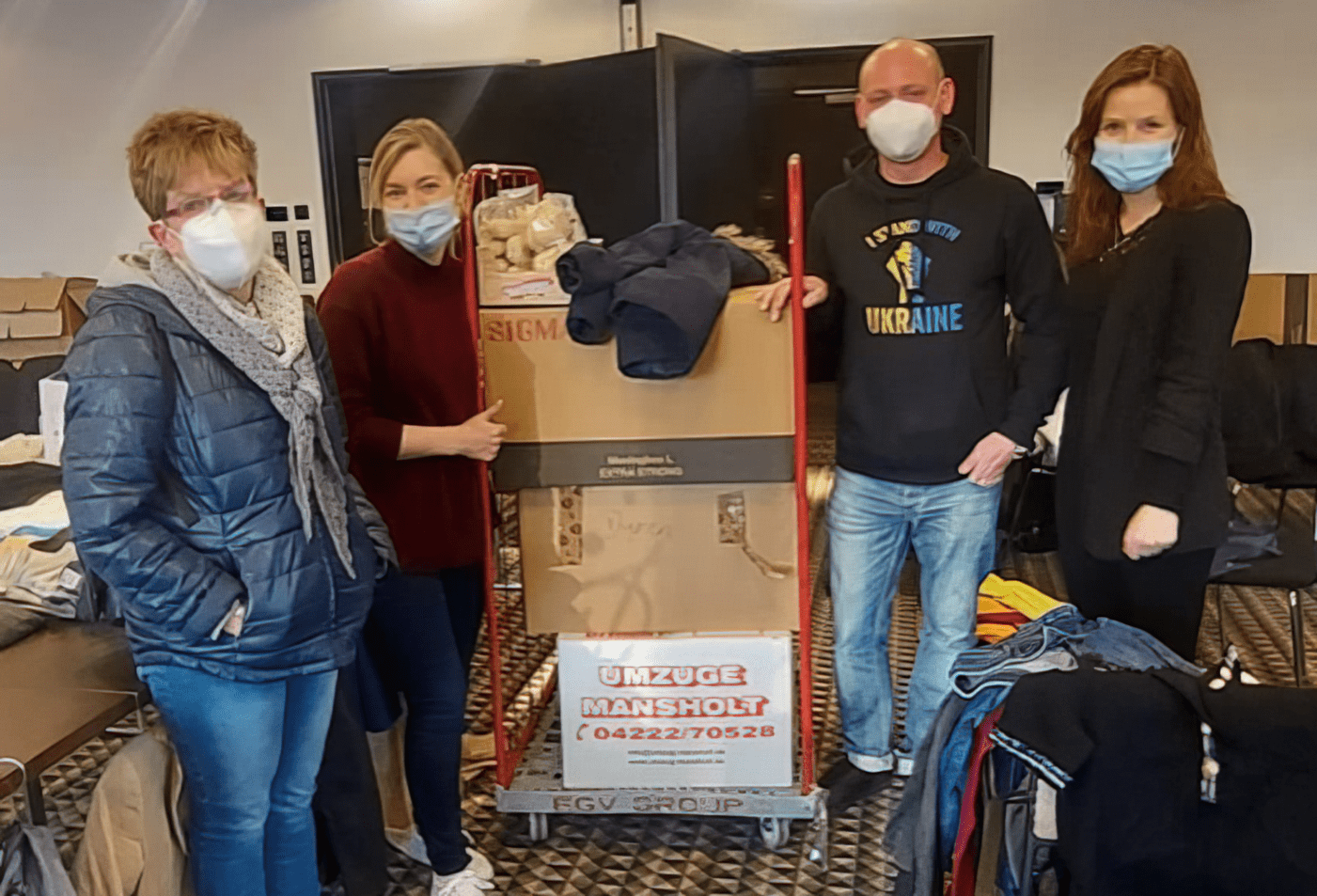 Hilfe für UkrainerInnen in Hamburg