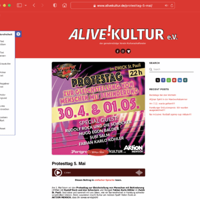 barrierefreie Website