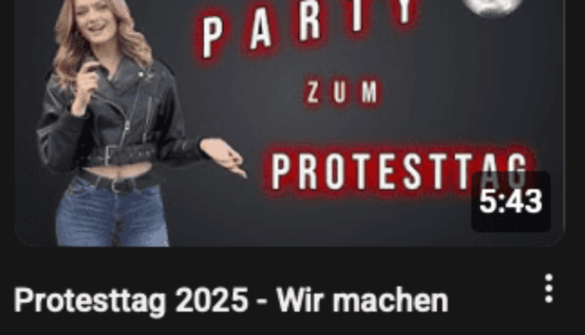 Protesttag 5. Mai Alive Echos